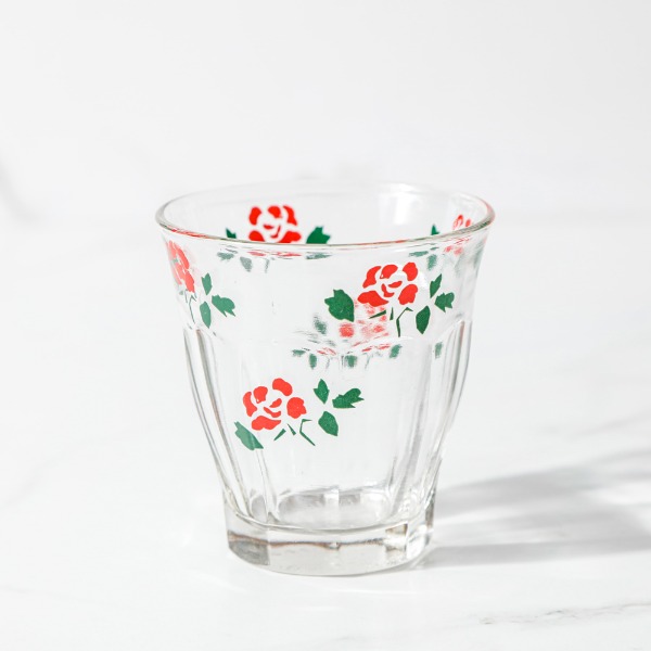 rose pattern cup